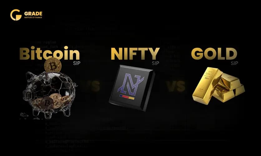 Bitcoin SIP vs Nifty 50 SIP vs Gold SIP: 10-Year Returns